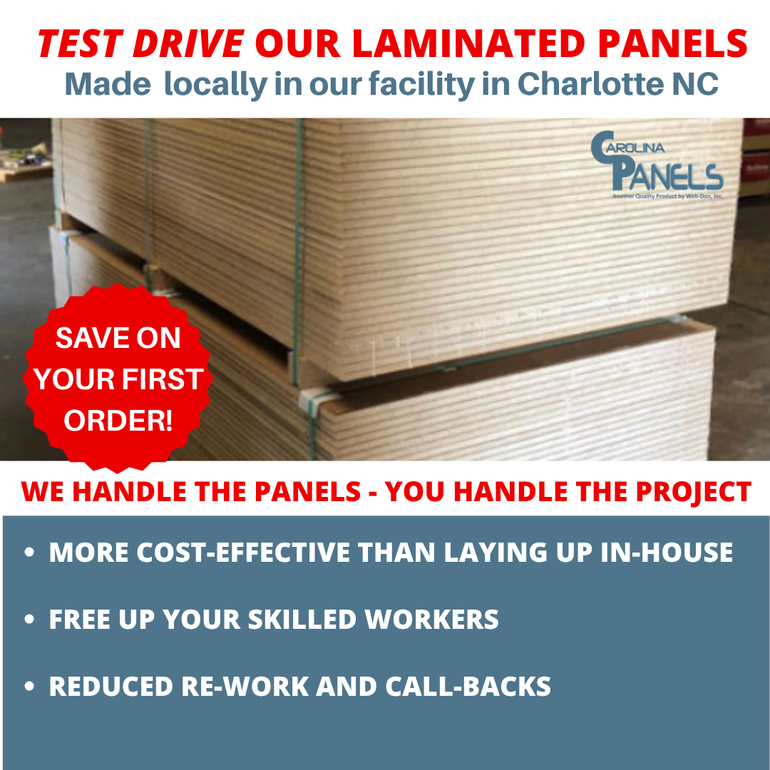 Laminated Panels for What's New